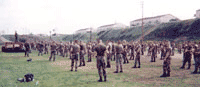 Hock Hochheim training our marines in hand to hand combat at Camp Pendleton.