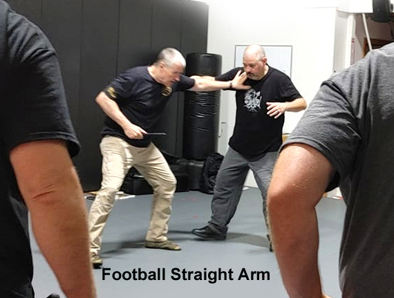 football straight arm