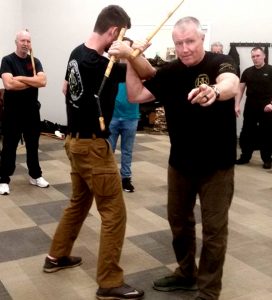 RESPECTING THE HEAD SHOT IN STICK SPARRING - Force Necessary: Hock's Hand, Stick, Knife and Gun Combatives