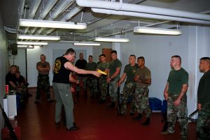 RESPECTING THE HEAD SHOT IN STICK SPARRING - Force Necessary: Hock's Hand,  Stick, Knife and Gun Combatives