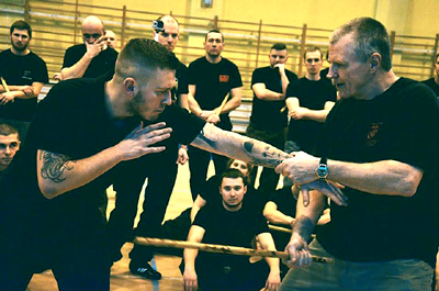 The Quandary of Training Stick vs. Stick, versus Combatives - Force  Necessary: Hock's Hand, Stick, Knife and Gun Combatives