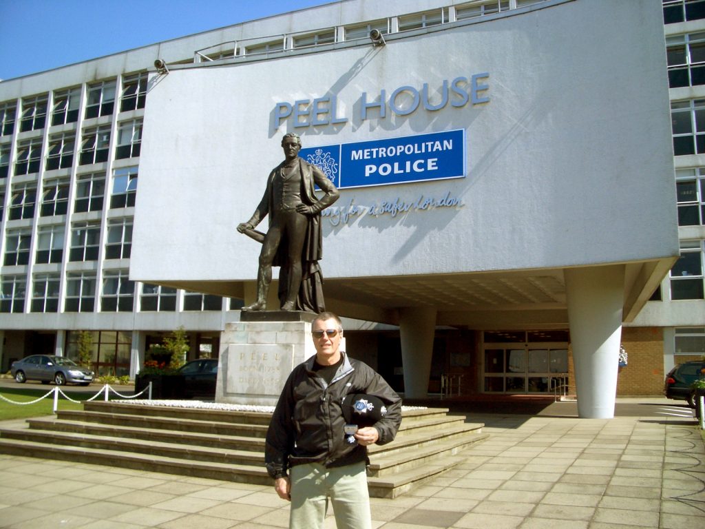 Hock taught many times at the London Metro Police Academy