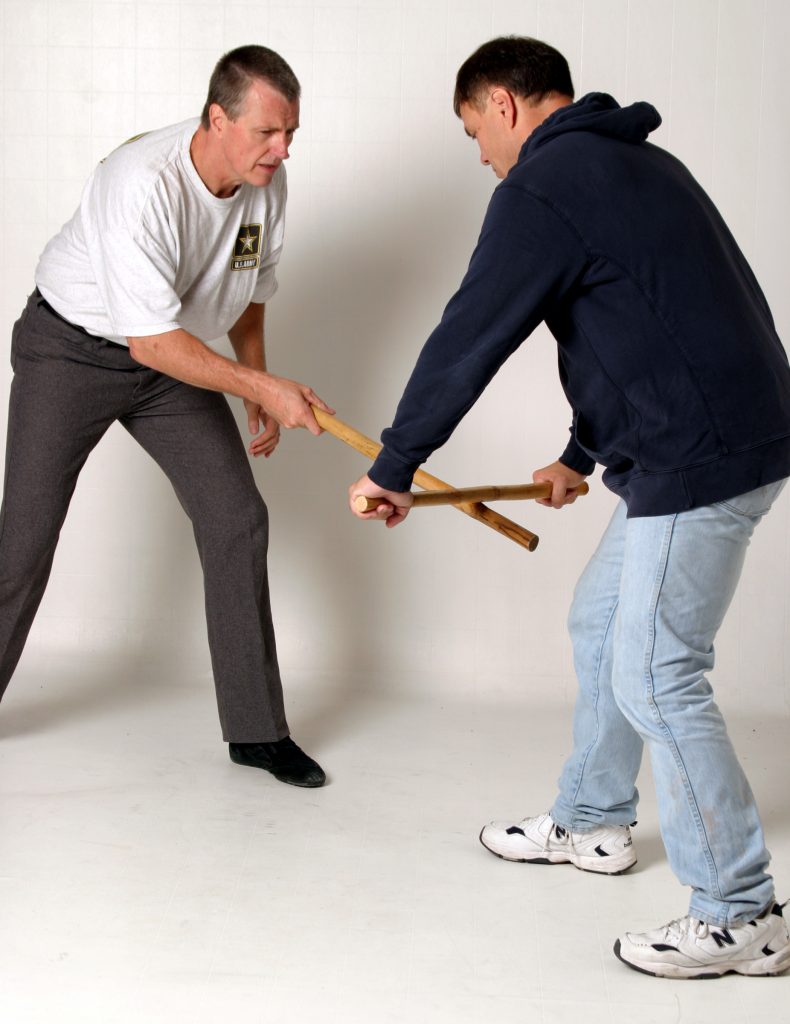 RESPECTING THE HEAD SHOT IN STICK SPARRING - Force Necessary: Hock's Hand, Stick, Knife and Gun Combatives